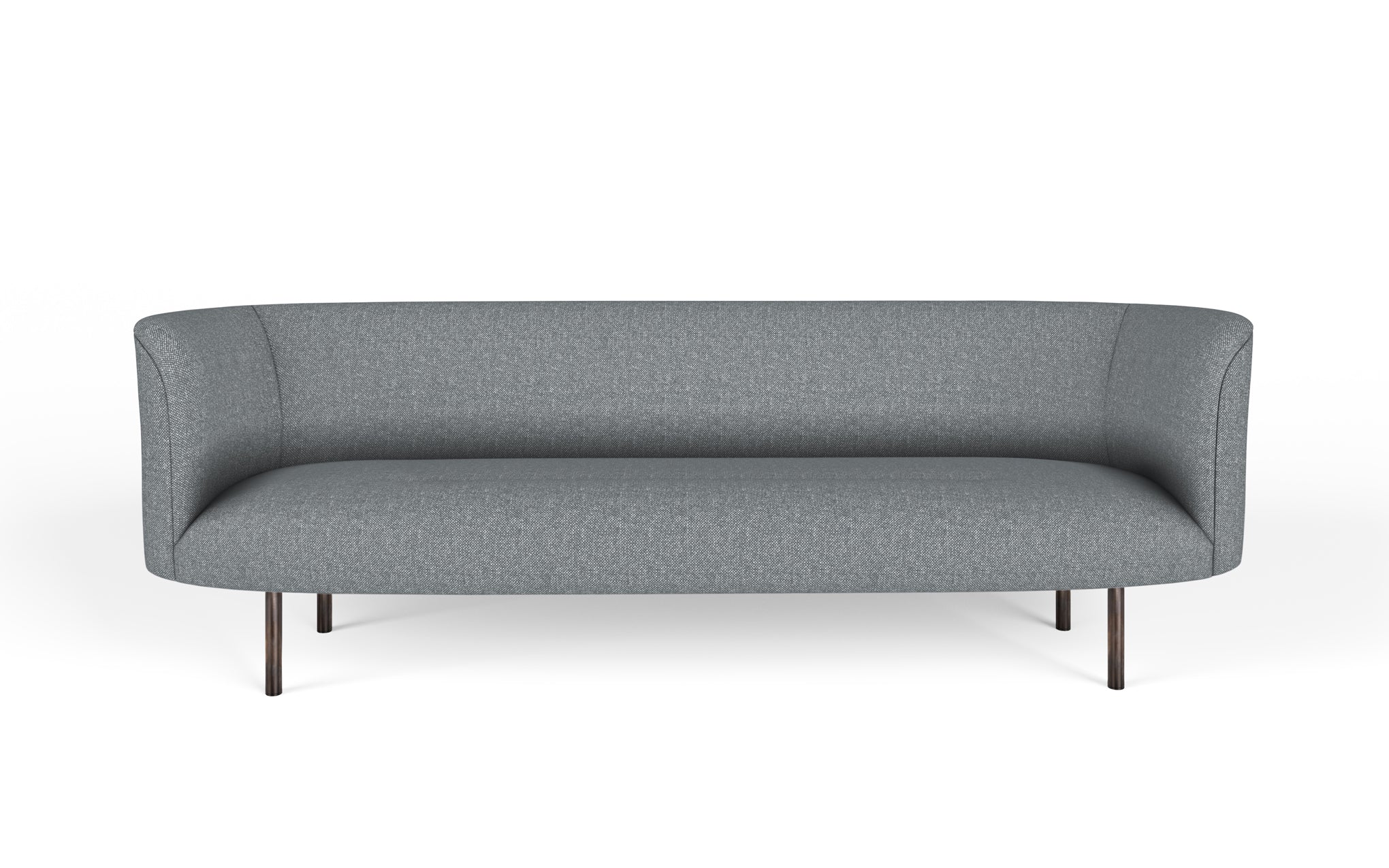 Continuous three seat sofa - sprung seat