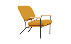 Orlando armchair with oak arms