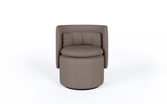 Group cocktail chair with swivel base