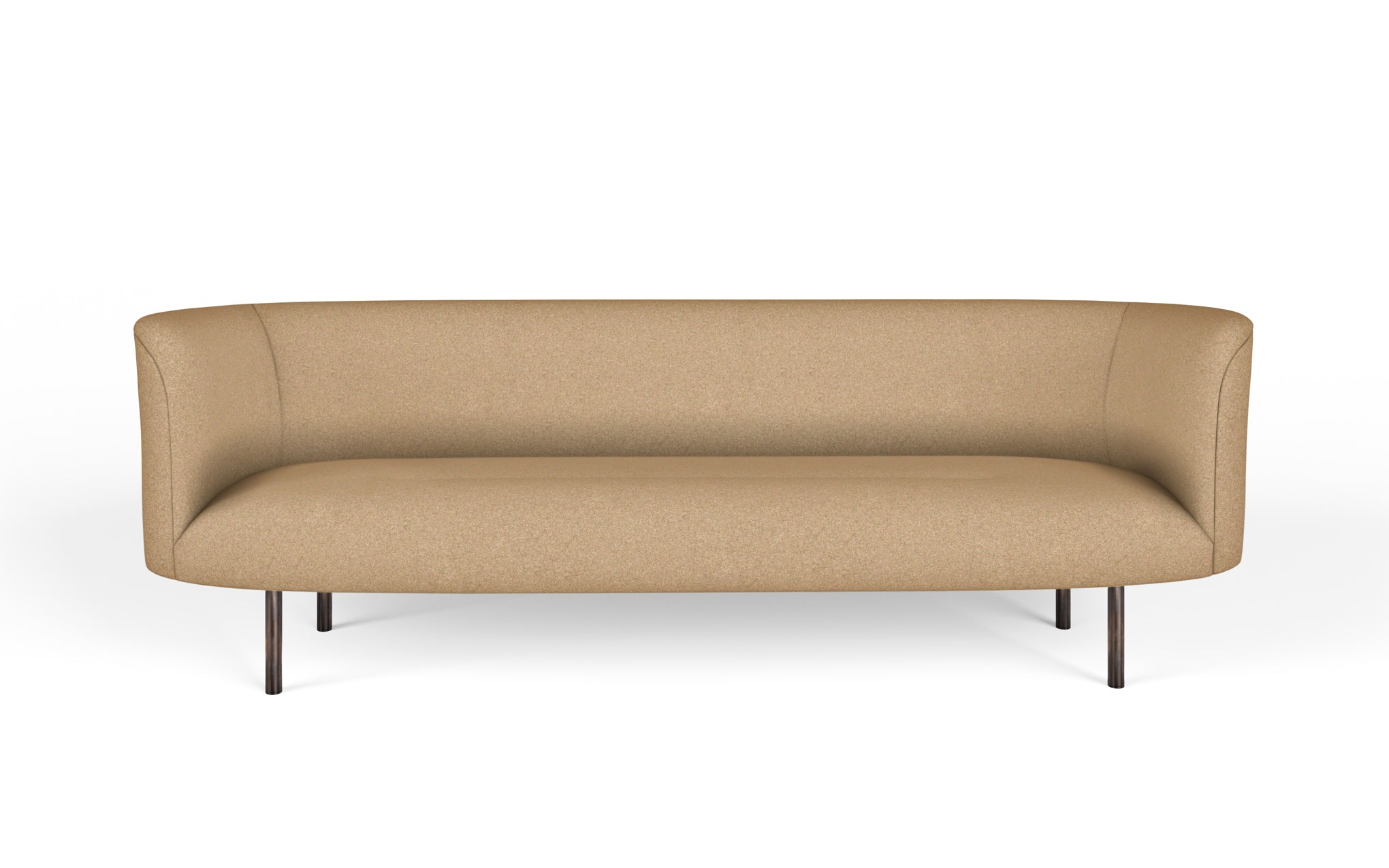 Continuous three seat sofa - sprung seat