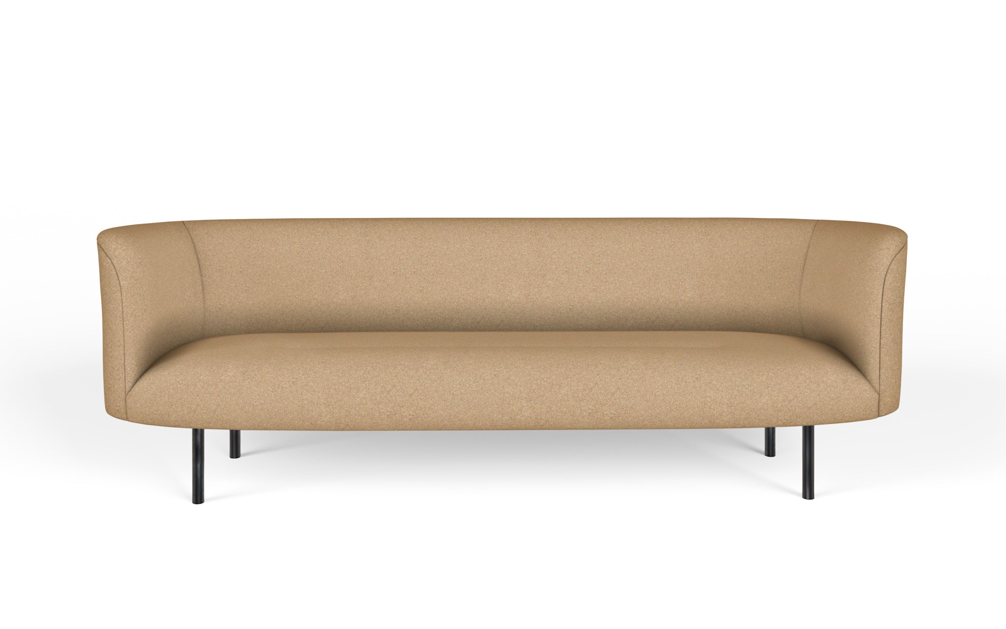 Continuous three seat sofa - sprung seat