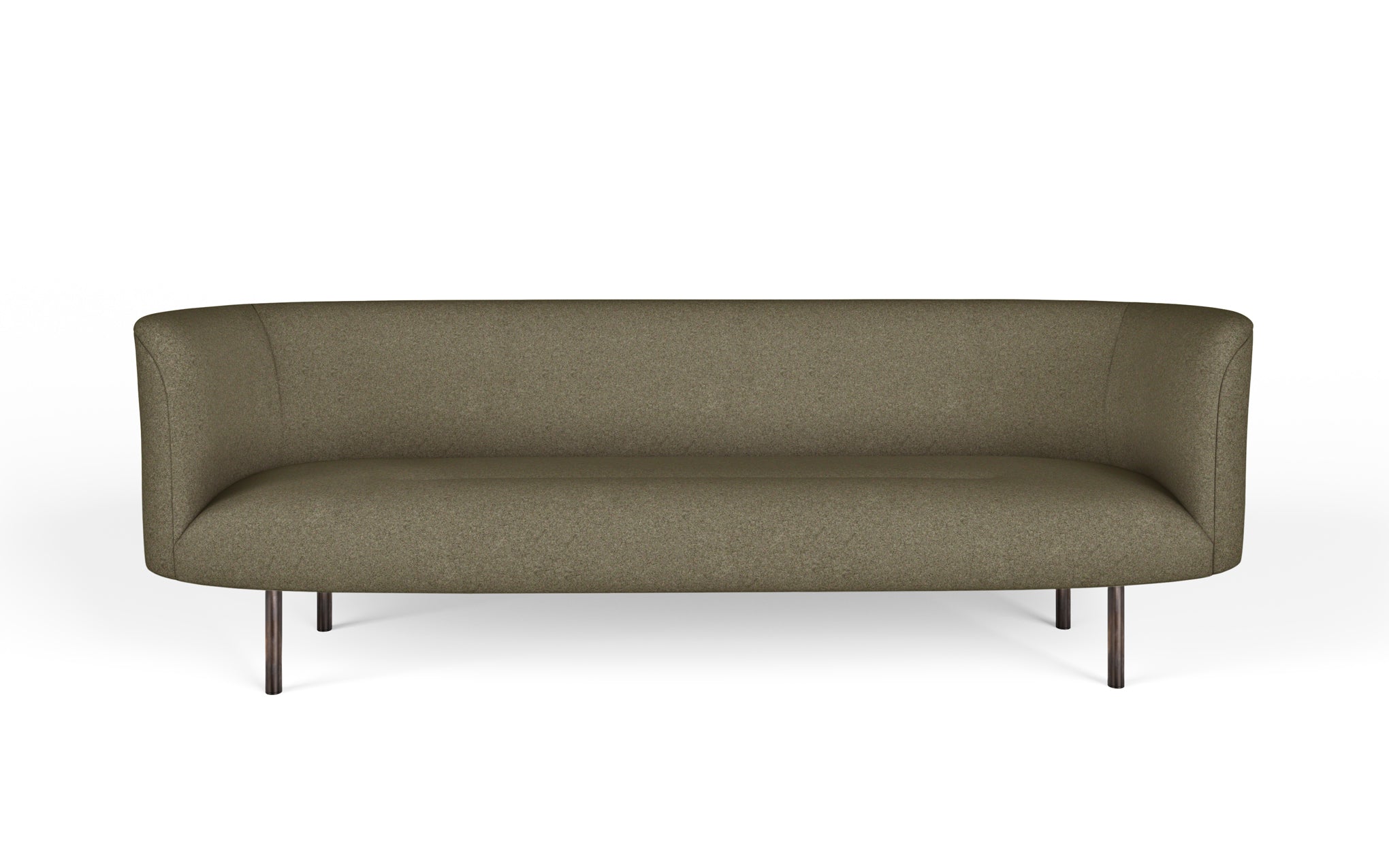 Continuous three seat sofa - sprung seat