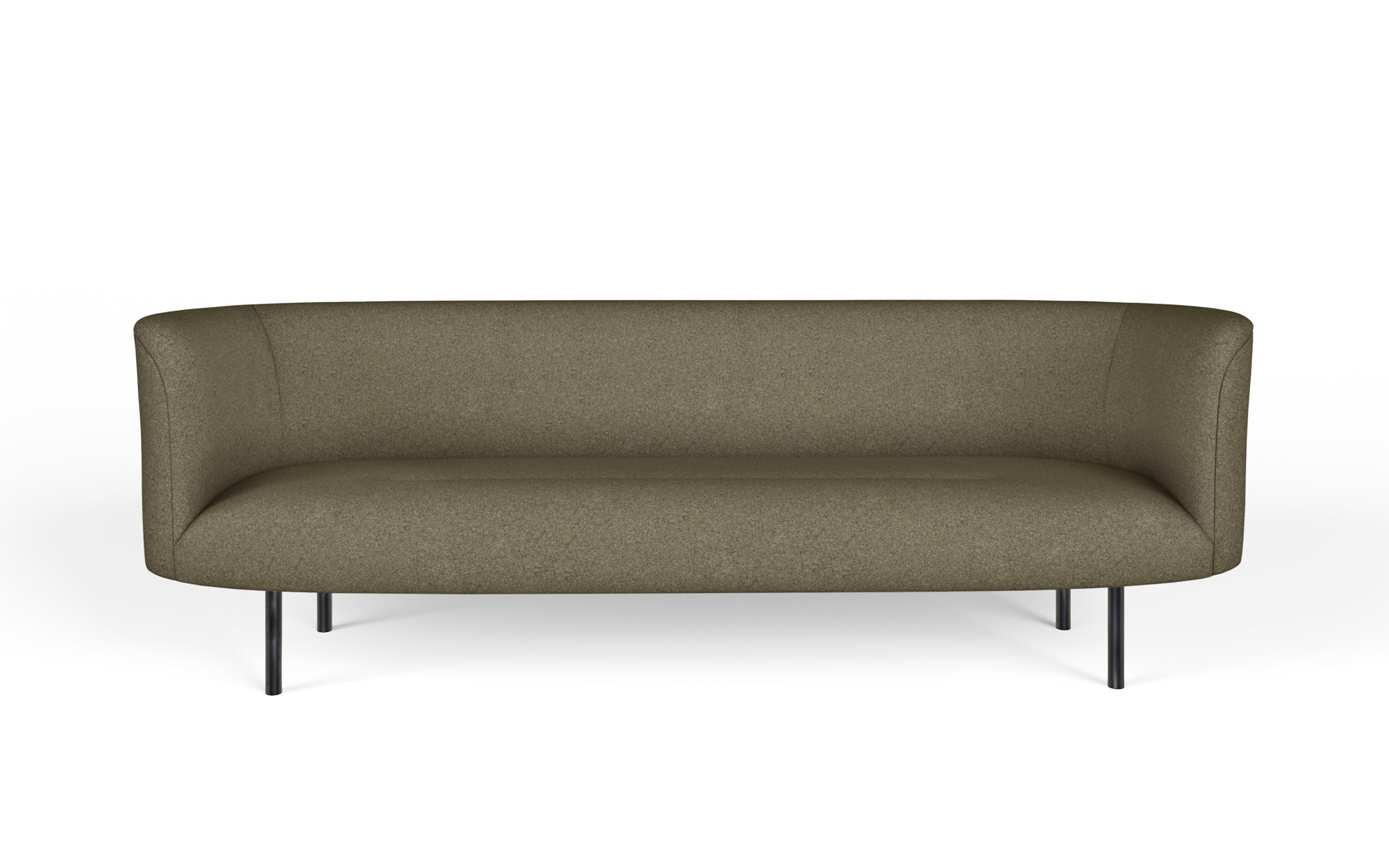 Continuous three seat sofa - sprung seat