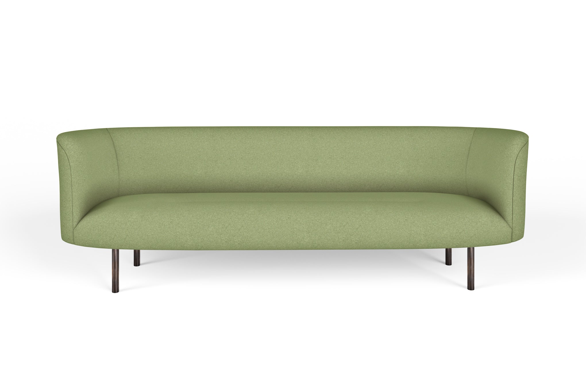 Continuous three seat sofa - sprung seat