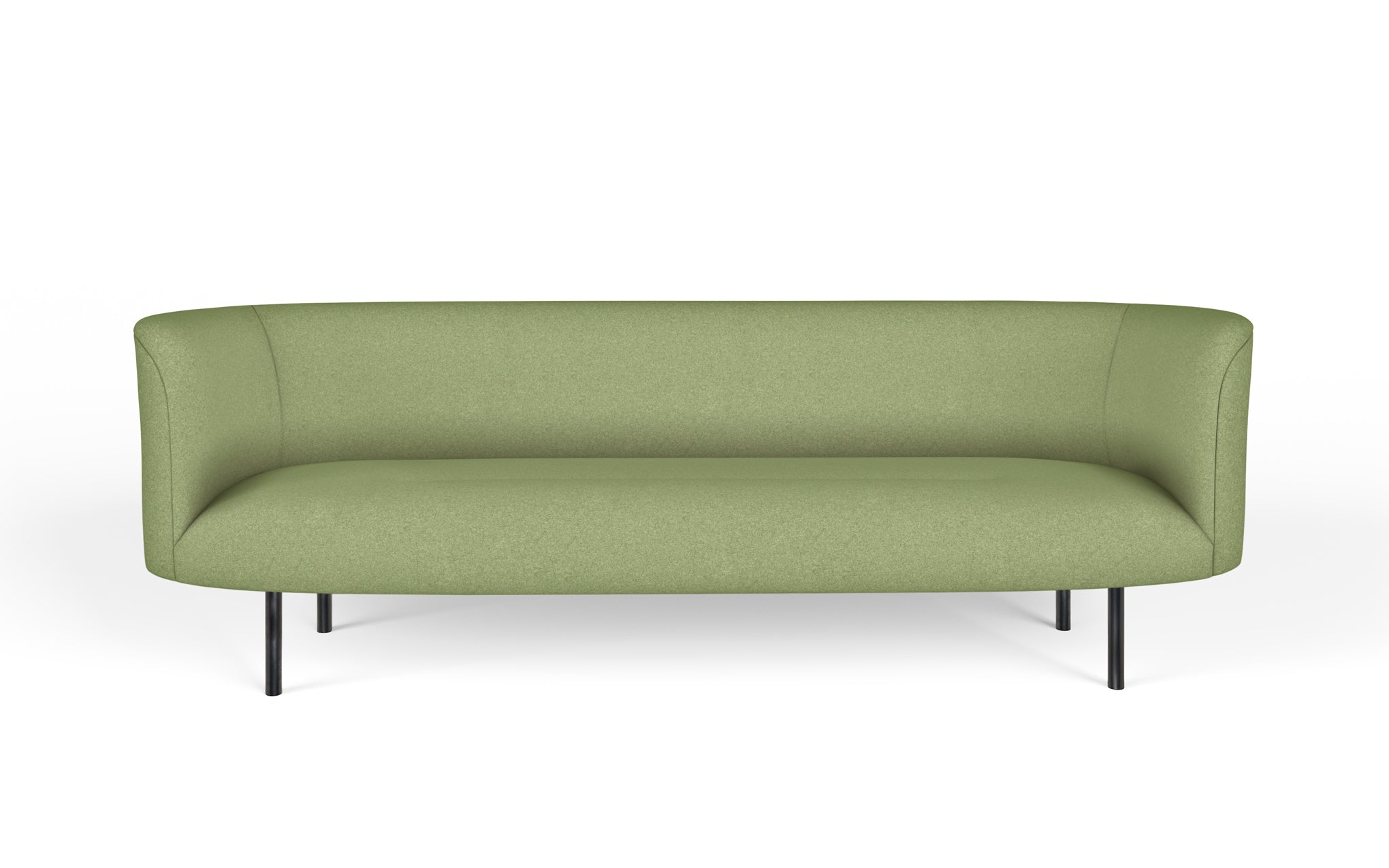 Continuous three seat sofa - sprung seat