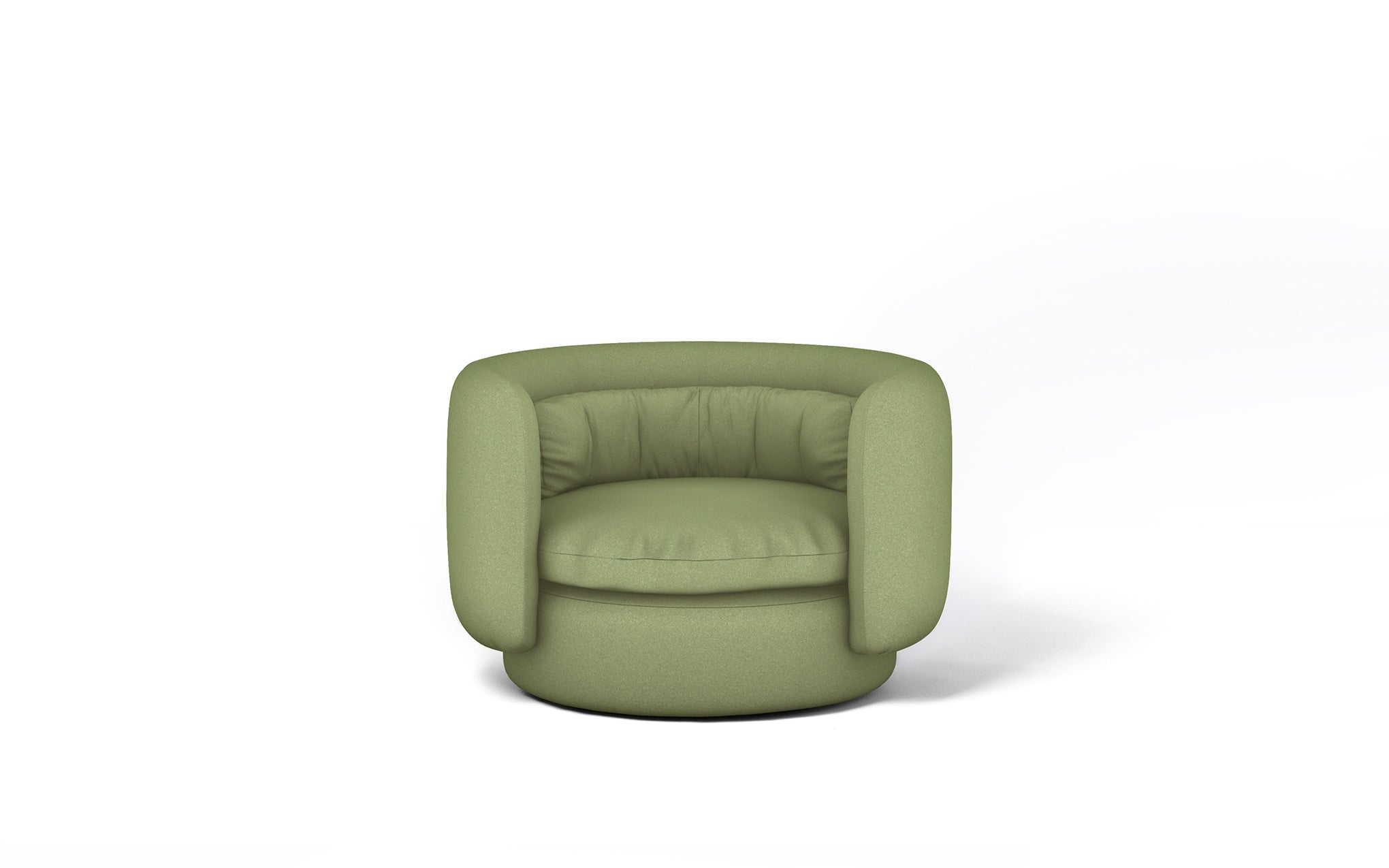 Group armchair with swivel base - informal