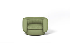 Group armchair with swivel base - informal