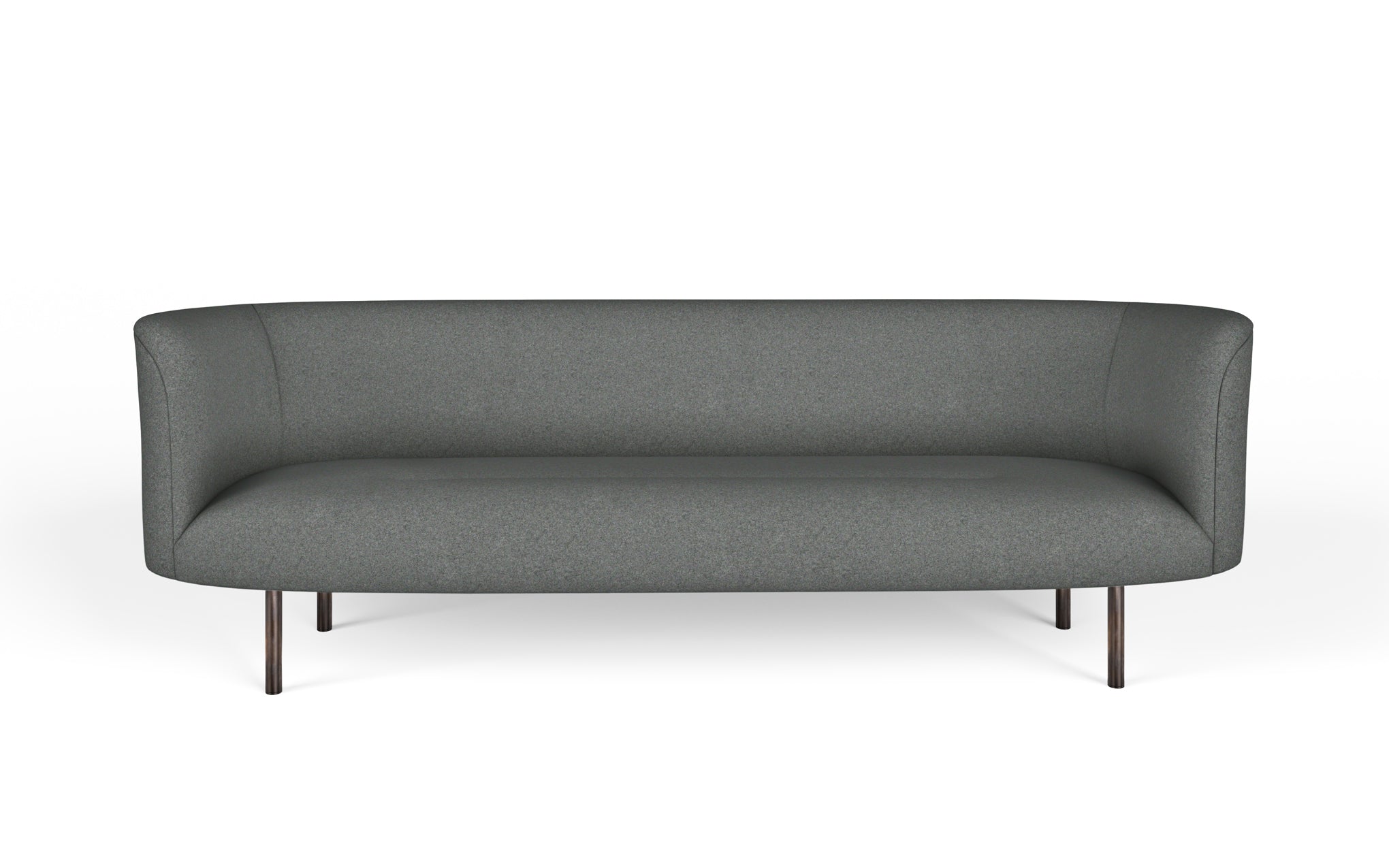 Continuous three seat sofa - sprung seat
