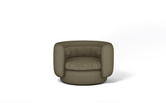Group armchair with swivel base - informal
