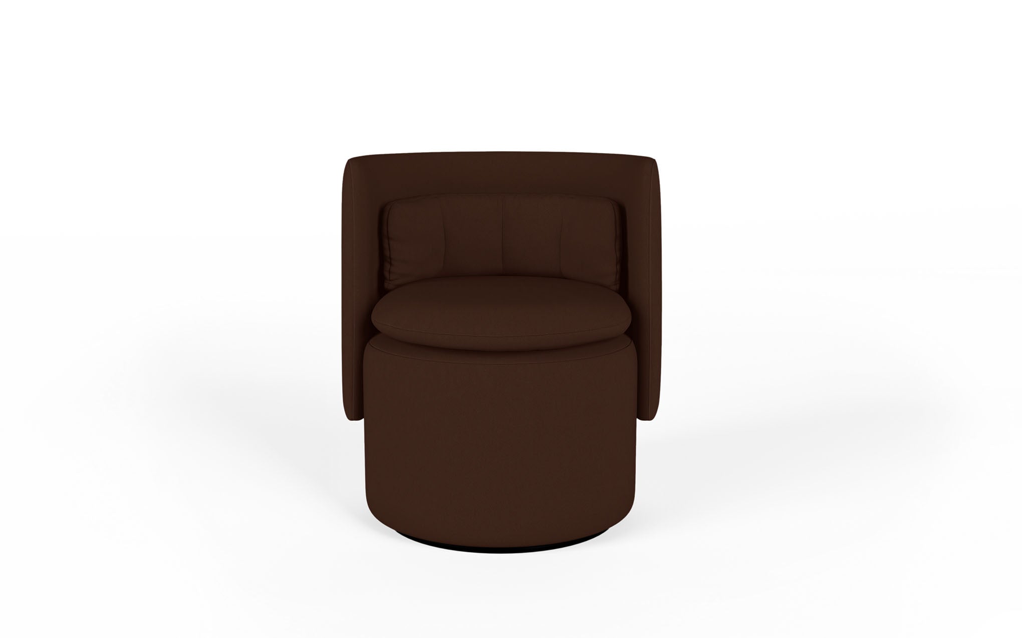 Group cocktail chair with fixed base