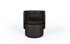Group cocktail chair with fixed base
