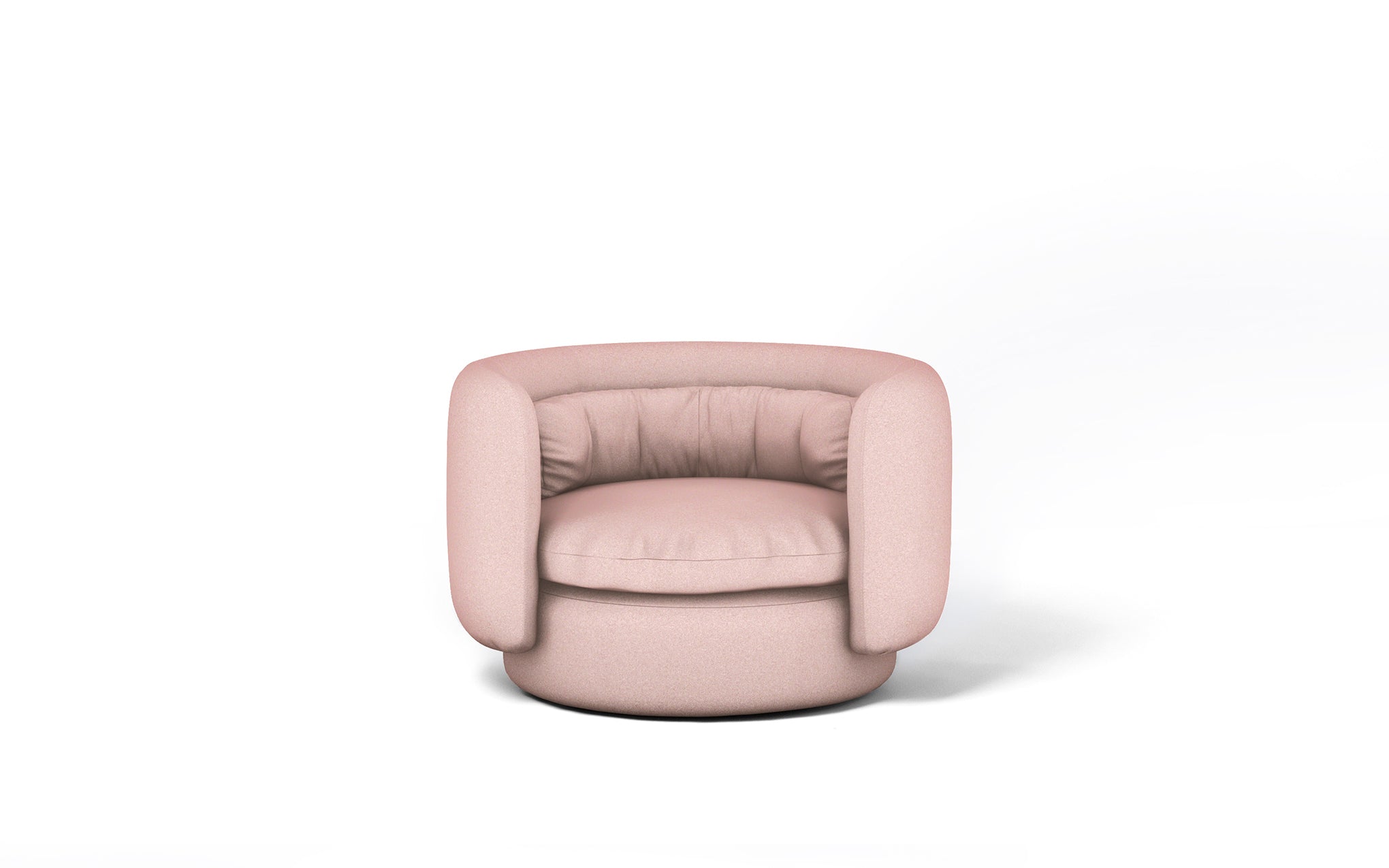 Group armchair with swivel base - informal