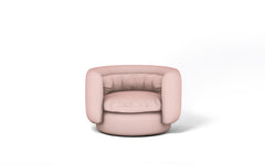 Group armchair with swivel base - informal