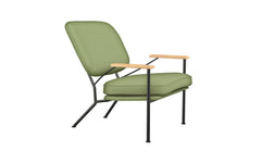 Orlando armchair with oak arms