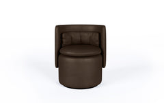 Group cocktail chair with fixed base