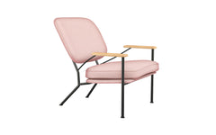 Orlando armchair with oak arms