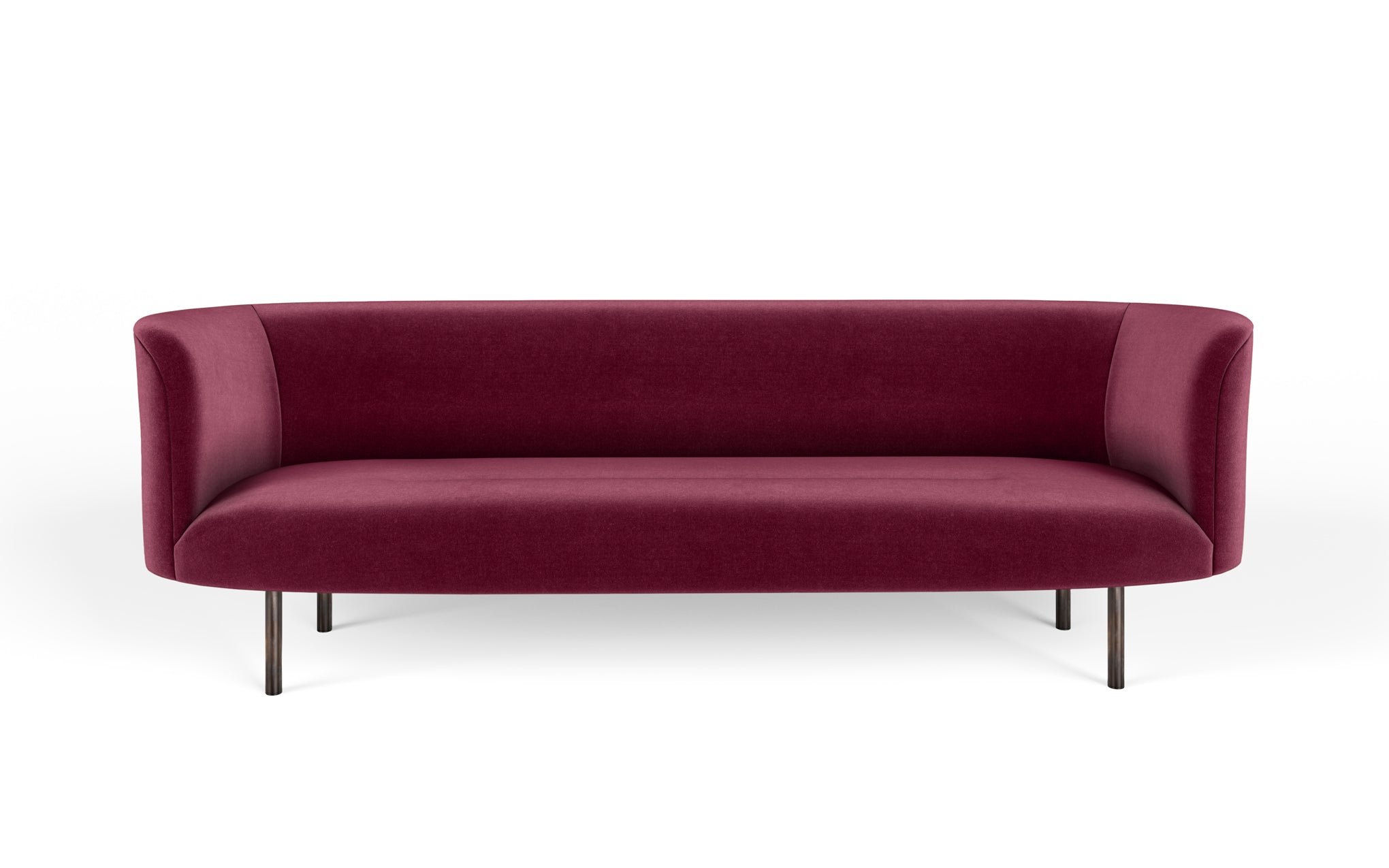 Continuous three seat sofa - sprung seat
