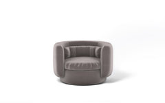 Group armchair with swivel base - informal