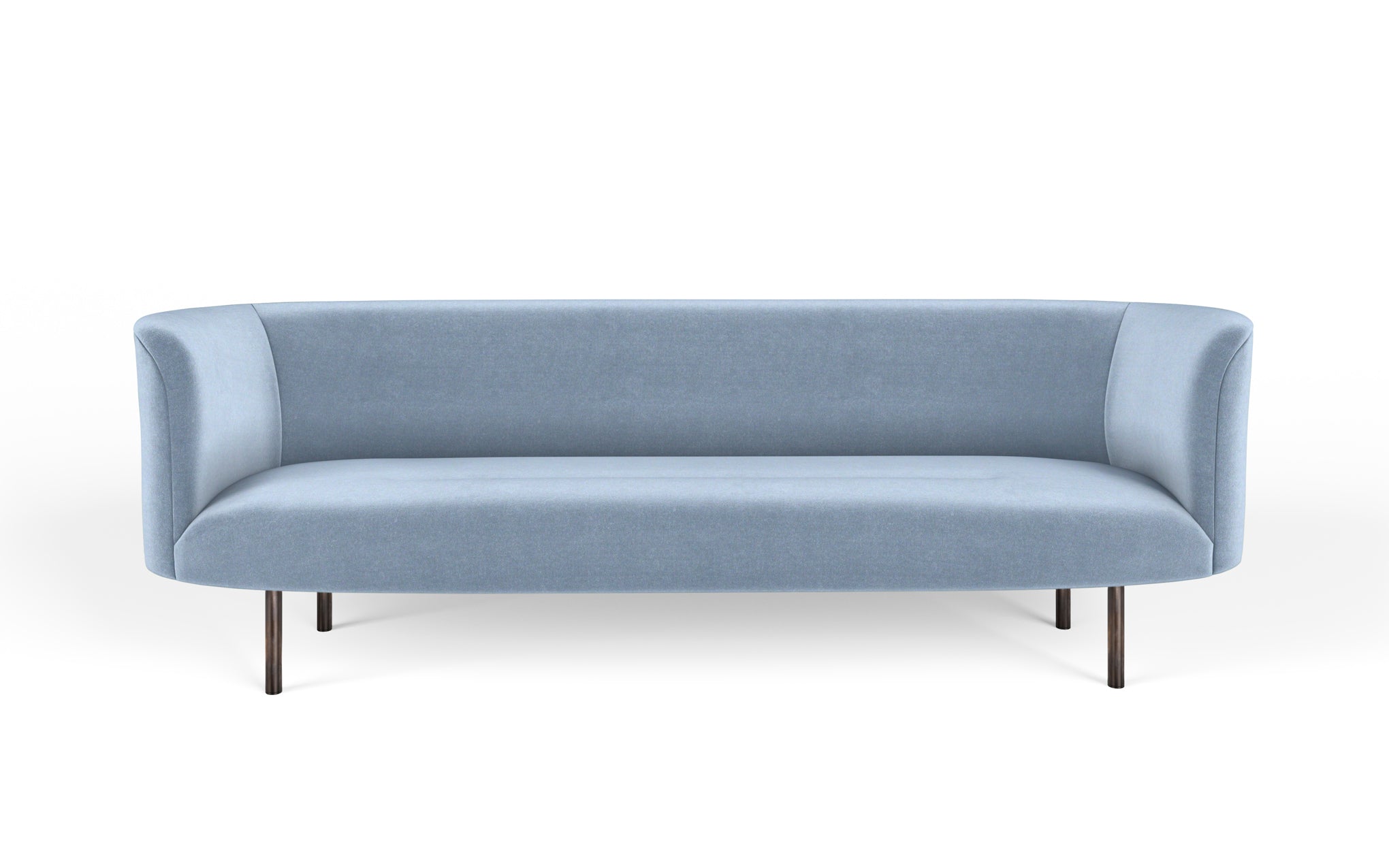Continuous three seat sofa - sprung seat