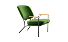 Orlando armchair with oak arms