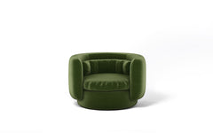 Group armchair with swivel base - informal