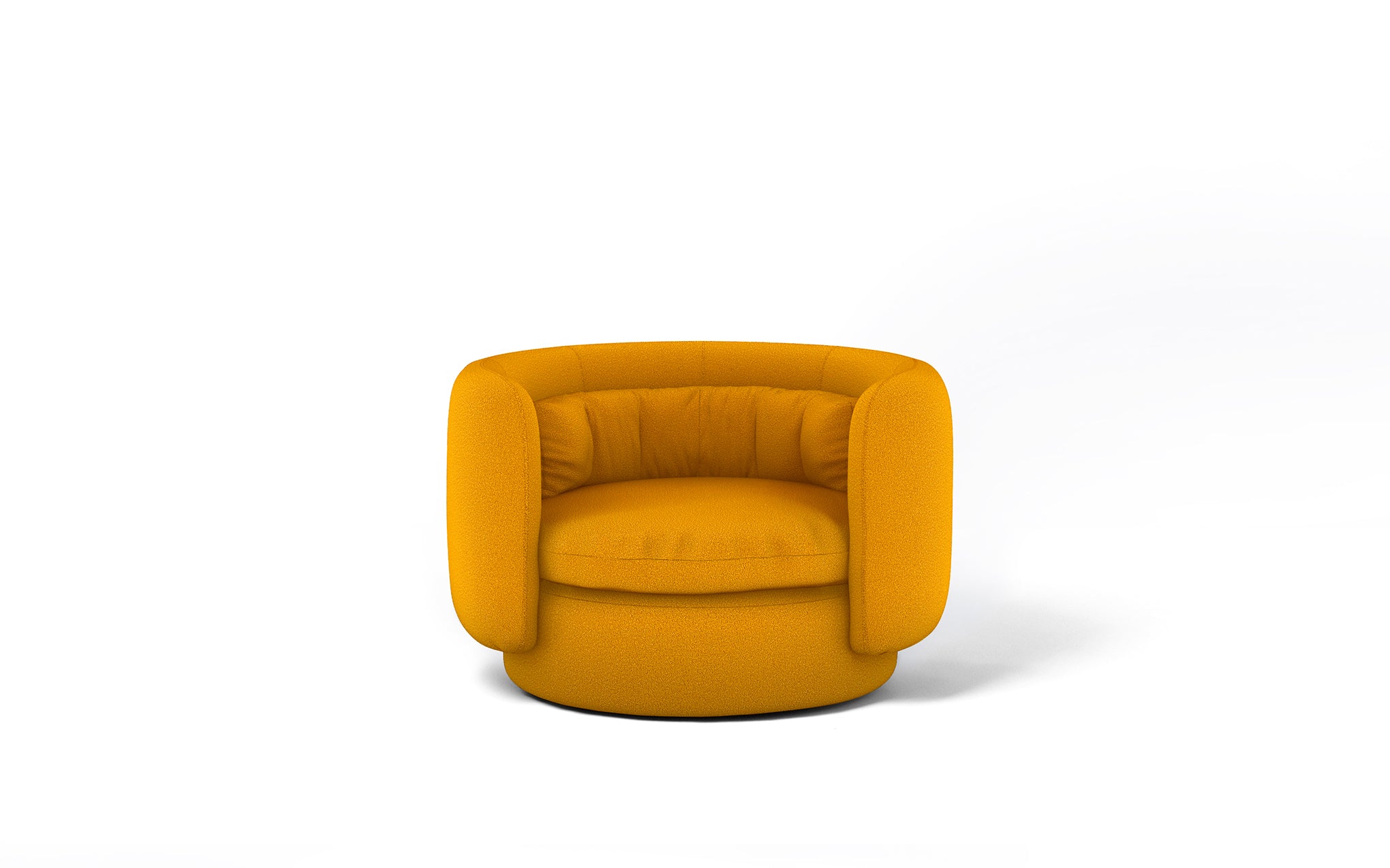 Group armchair with swivel base - informal