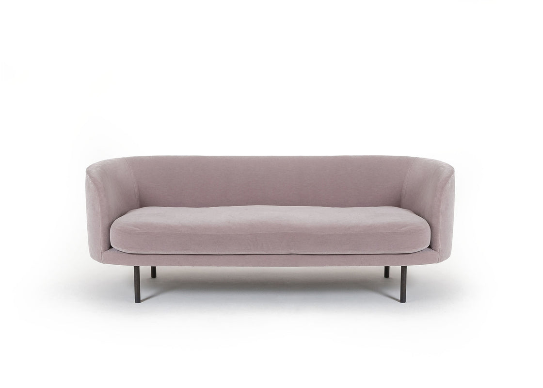Continuous two seat sofa - bench cushion